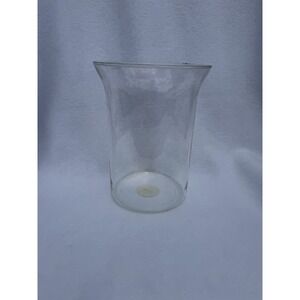 Colonial Candle Glass Hurricane Vase N6058 Clear Flared‎ Candle Holder